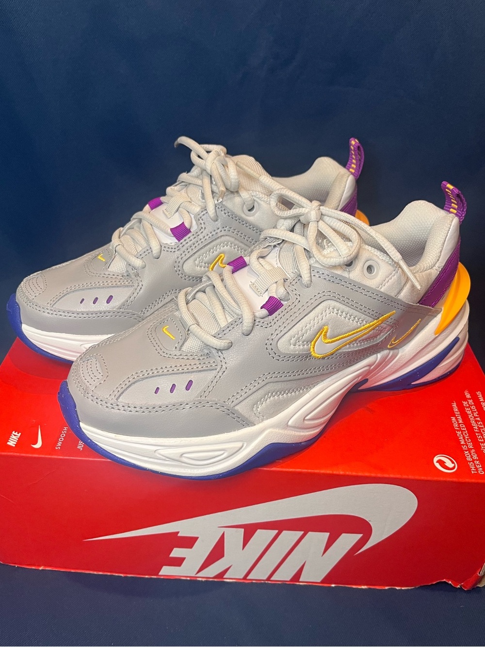 Women’s Nike M2K TEKNO LT Smoke Grey/Photon Dust (Size 7) *NEW*